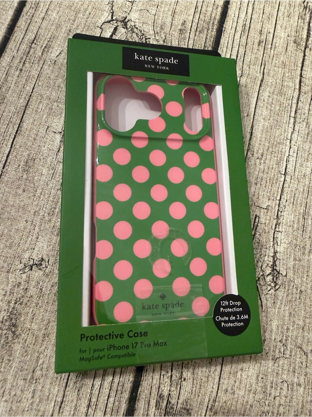 NWT! ♠️ kate spade wavy protective phone case for iPhone 17 Pro Max - MagSafe - Picture 11 of 16